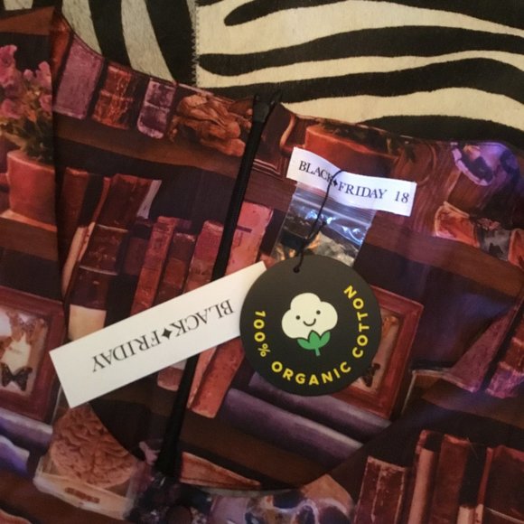 Dangerfield spooky bookshelf dress size 18 AU New ( 16 US) - Picture 2 of 4